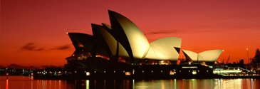 Sydney Opera House at sunset