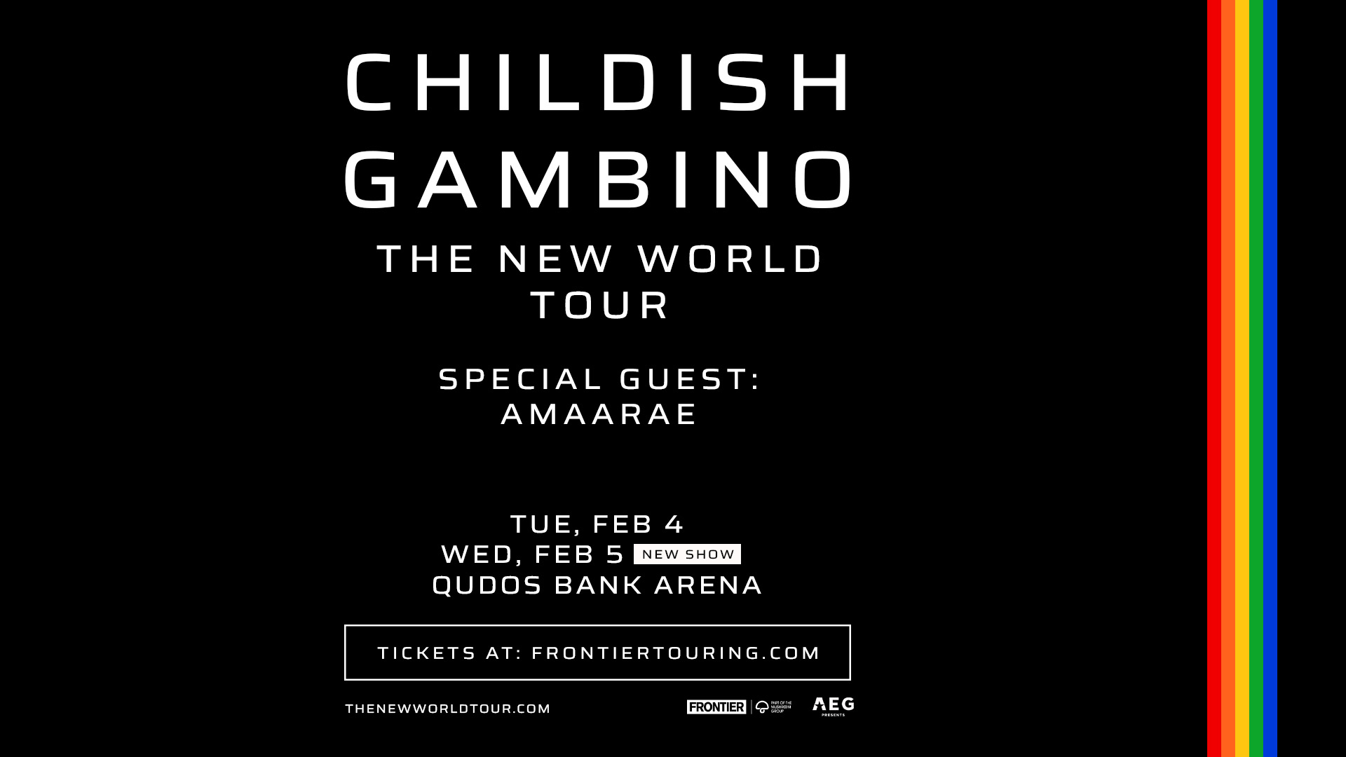 Childish Gambino Tour Poster