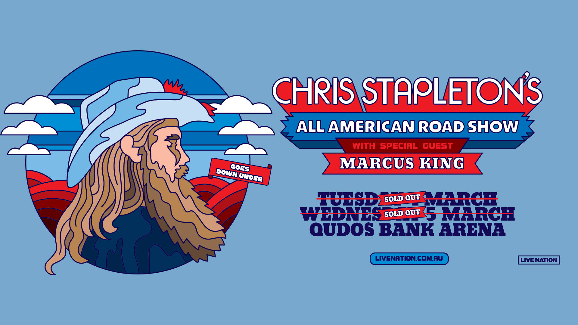 Chris Stapleton Tour Poster